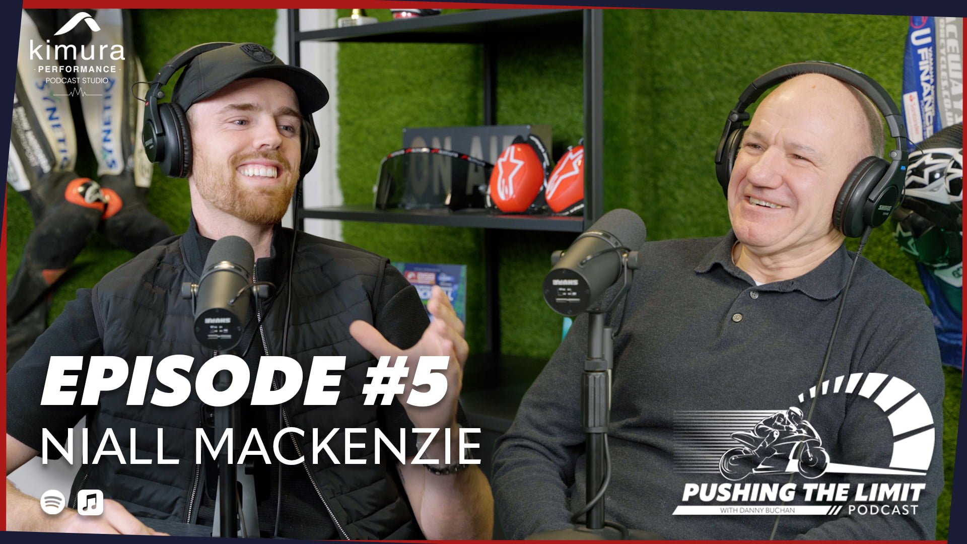 Episode #5 of Pushing The Limit Podcast with 3-Time British Superbike Champion Niall MacKenzie