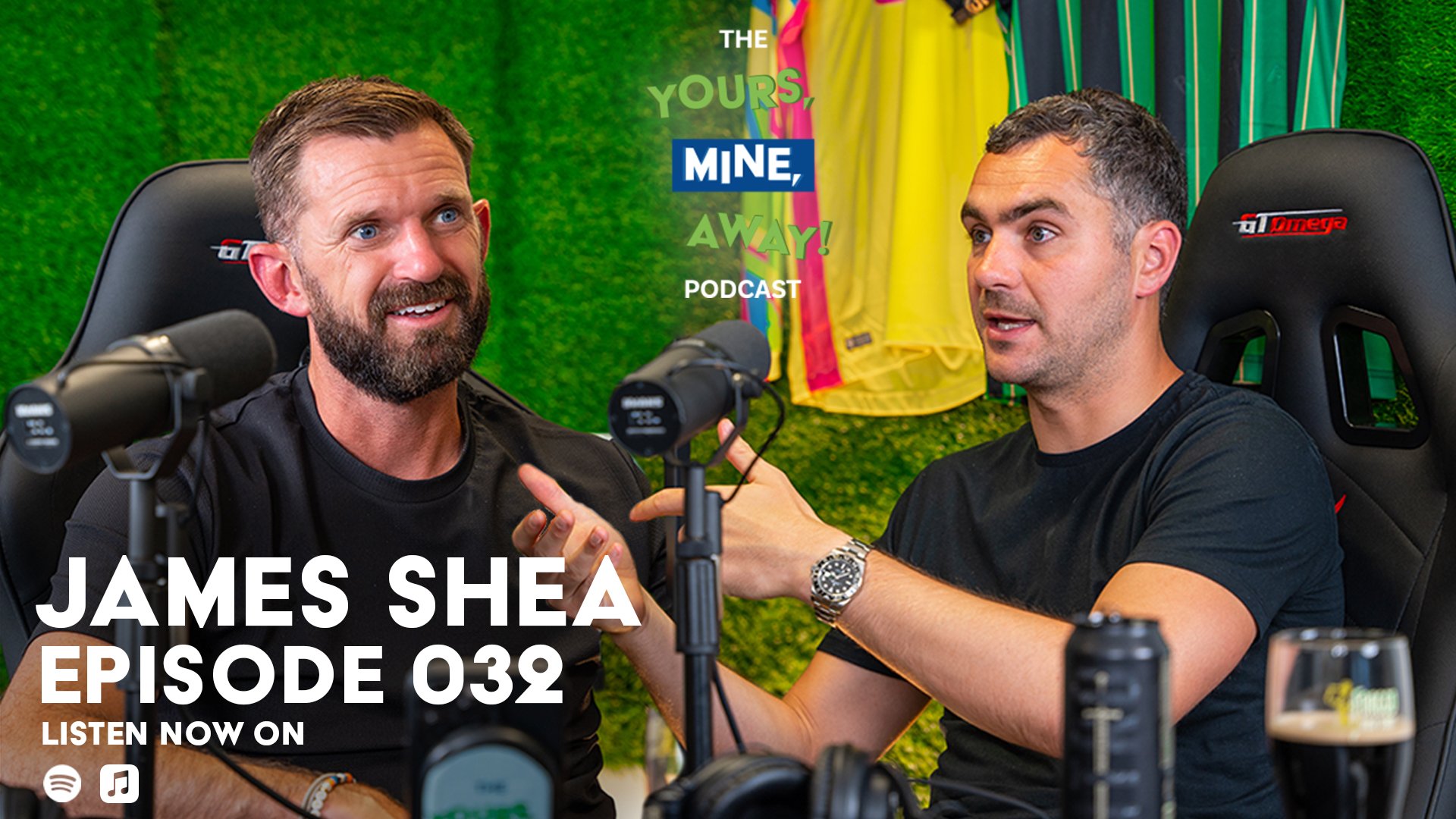 Luton Town Goalkeeper James Shea on The Yours, Mine, Away! Podcast Episode #32